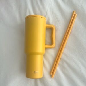 RARE HTF Simple Modern SM 40oz Trek MUSTARD yellow